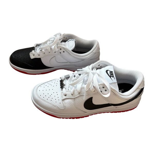 Nike Men's Custom Black White Dunk Low Unlocked By You Sneaker Shoes Size 8 - Picture 7 of 10